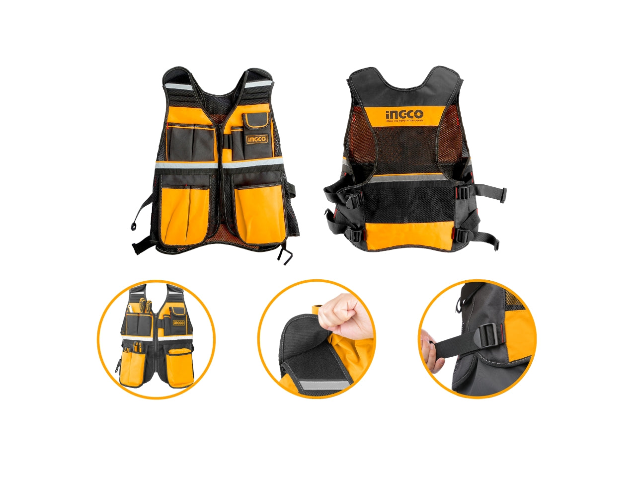 Gilet portattrezzi 7 tasche