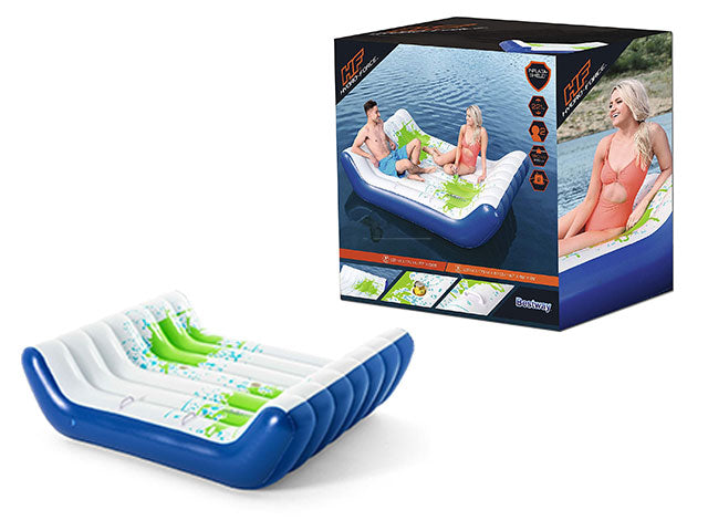 Materassino gonfiabile per piscina o mare isola 221x174cm