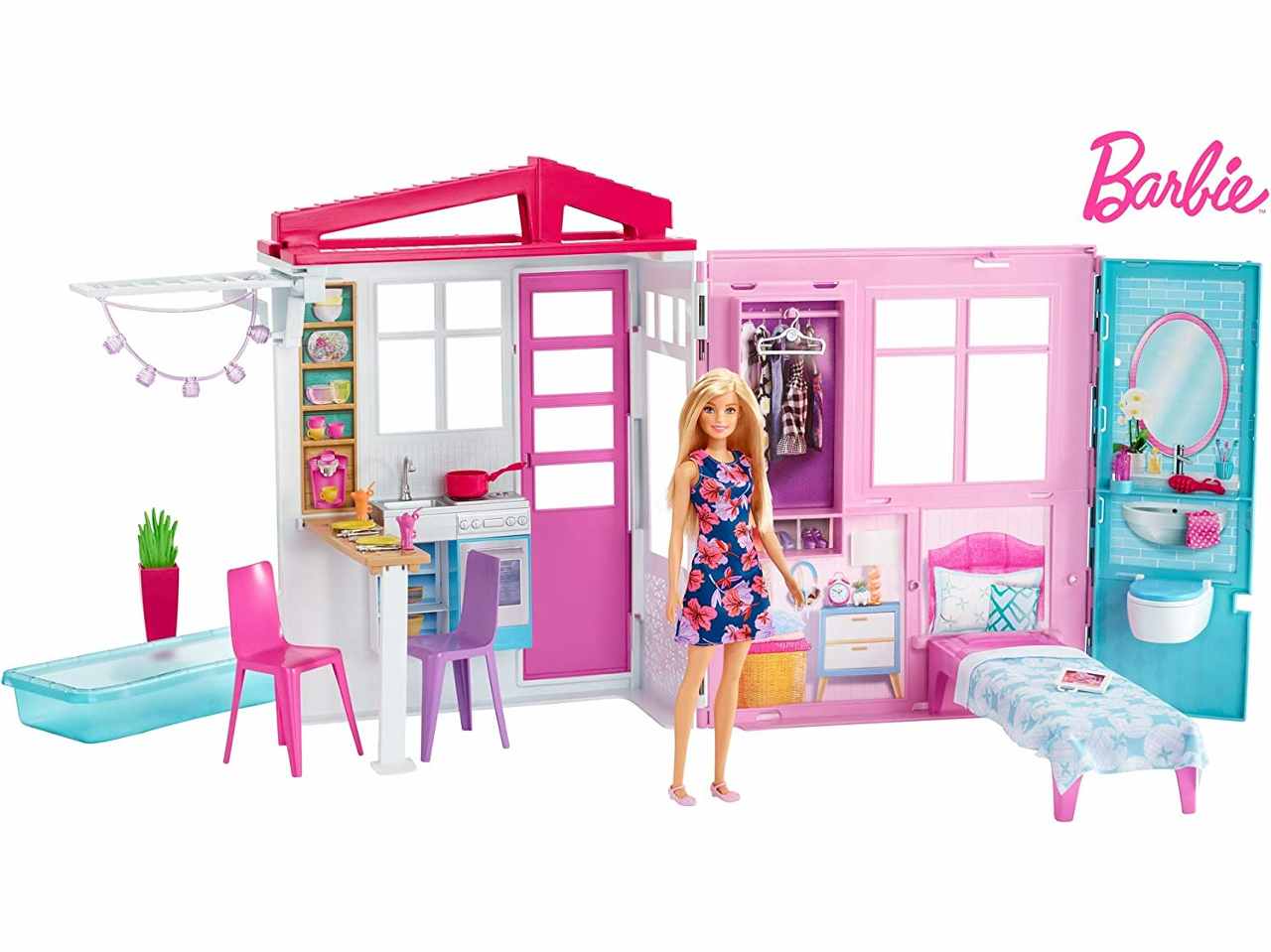 Barbie loft con bambola