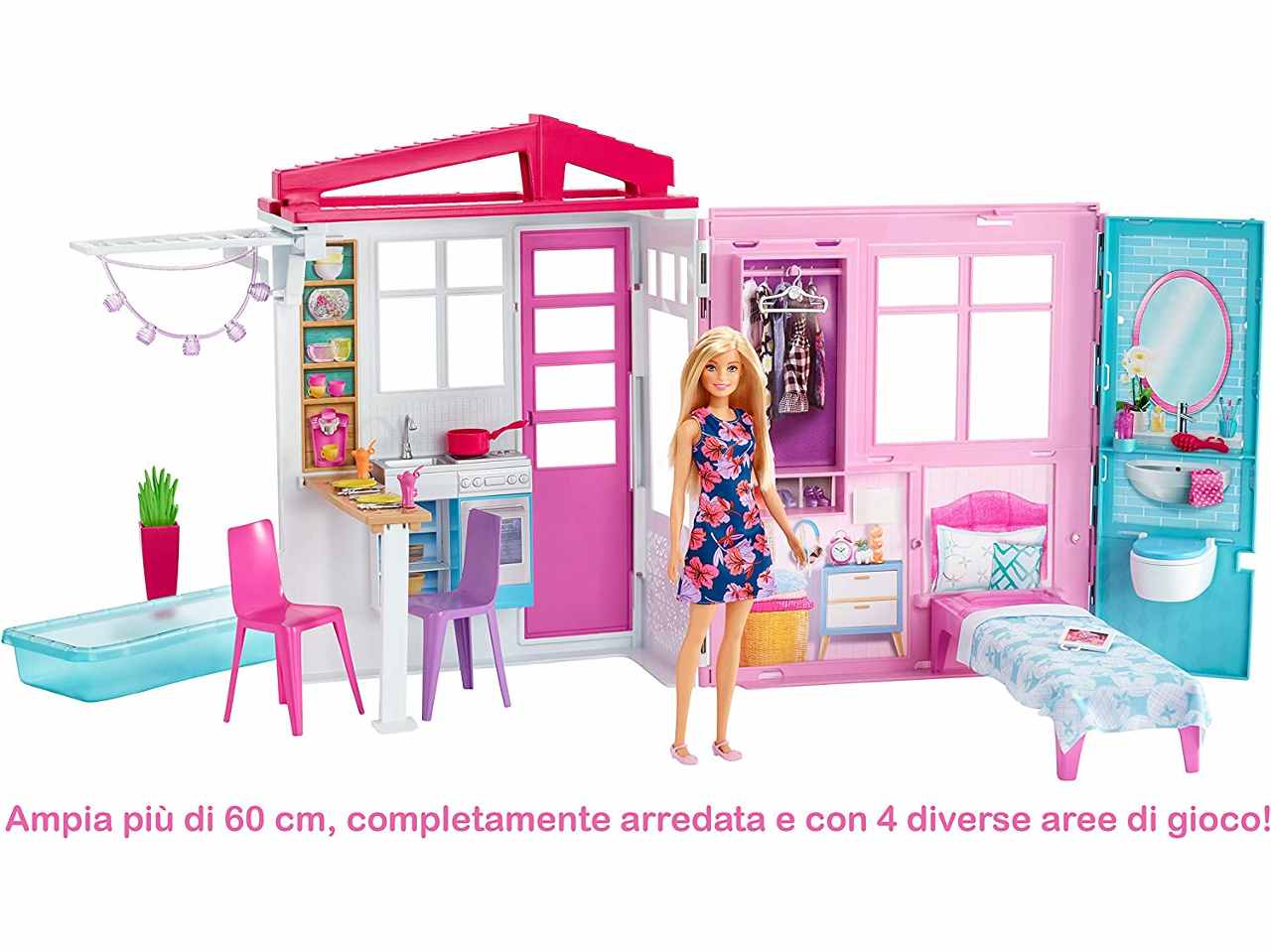 Barbie loft con bambola