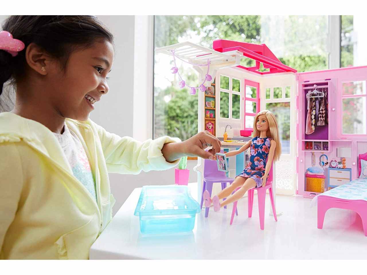 Barbie loft con bambola