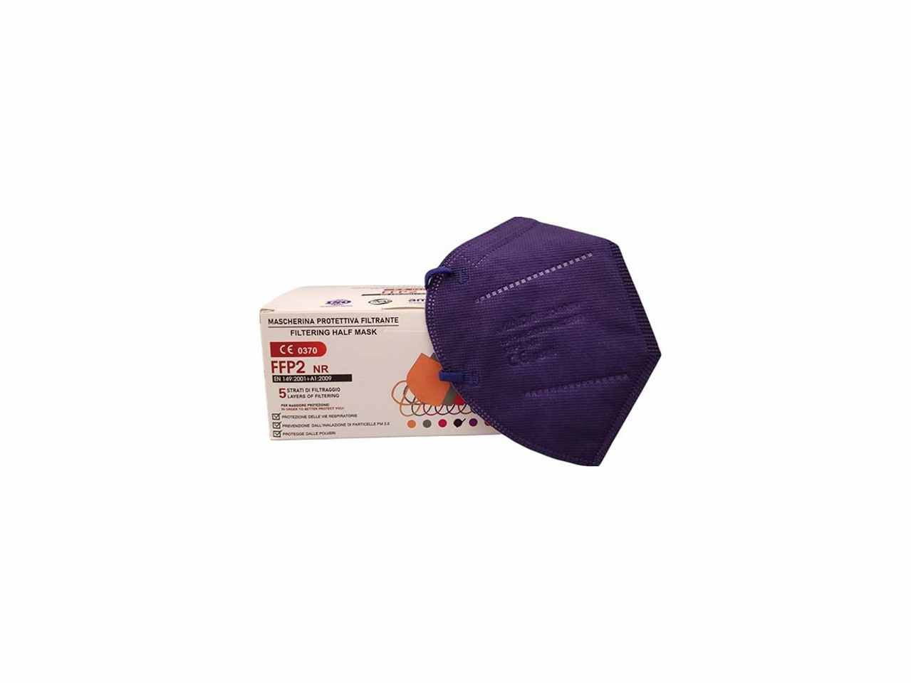 Mascherina ffp2 blu ce0370 jiada 3120035