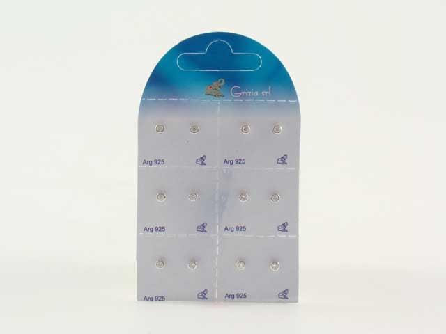 Orecchini c/strass 2,5mm or3849