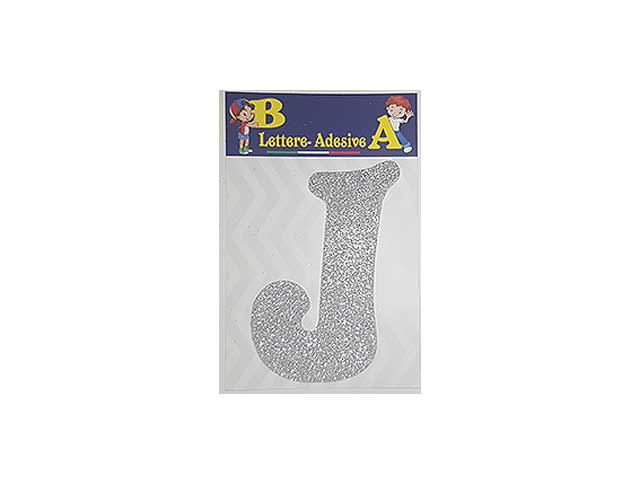 Lettera argento j 12cm