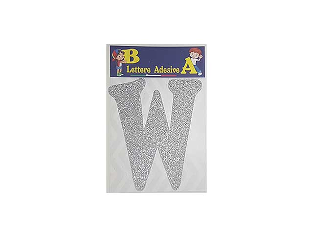 Lettera argento w 12cm