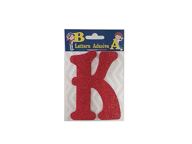 Lettera rosso k 12cm