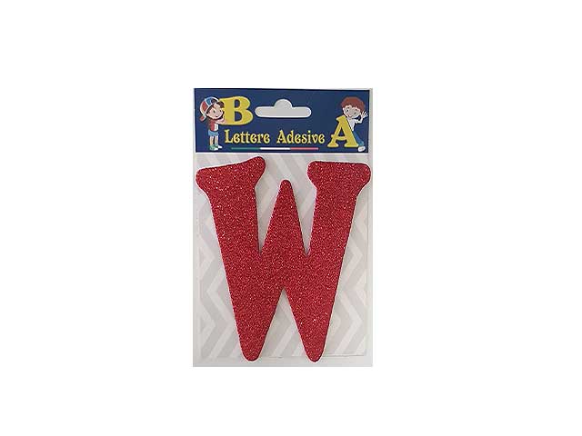 Lettera rosso w 12cm