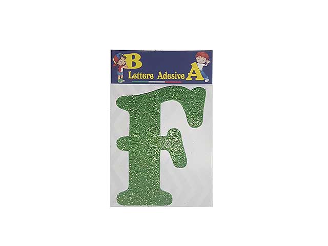 Lettera verde f 12cm