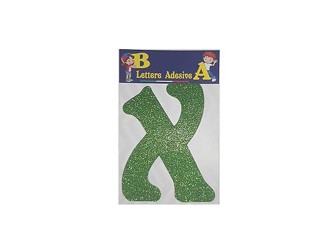Lettera verde x 12cm