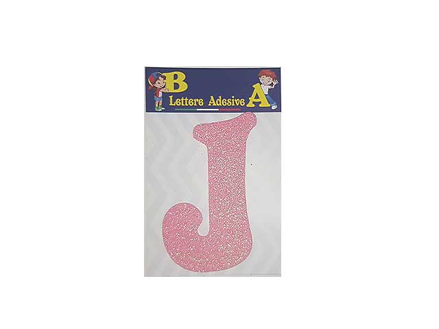 Lettera rosa j 12cm