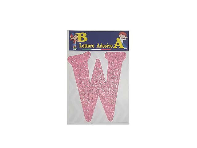 Lettera rosa w 12cm