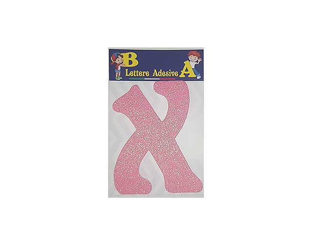 Lettera rosa x 12cm