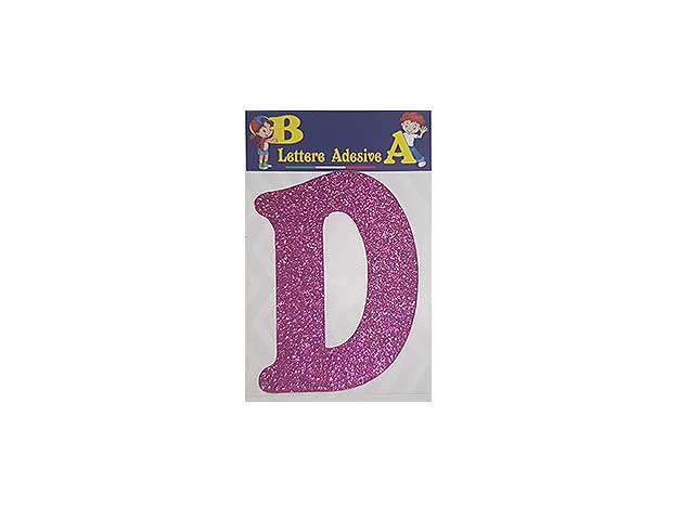 Lettera fucsia d 12cm