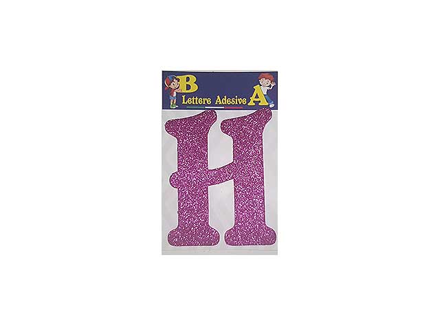 Lettera fucsia h 12cm