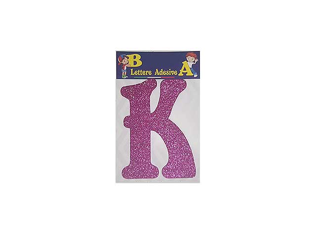 Lettera fucsia k 12cm