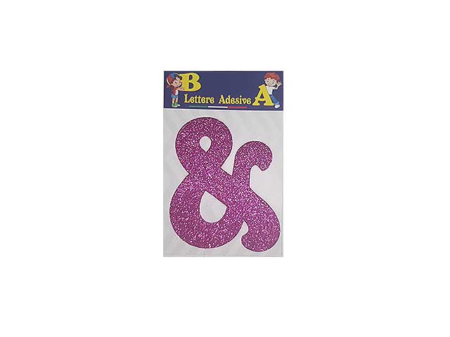 Lettera fucsia 12cm