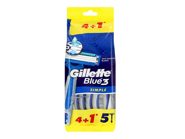 Gilette blue rasoio 5 pezzi