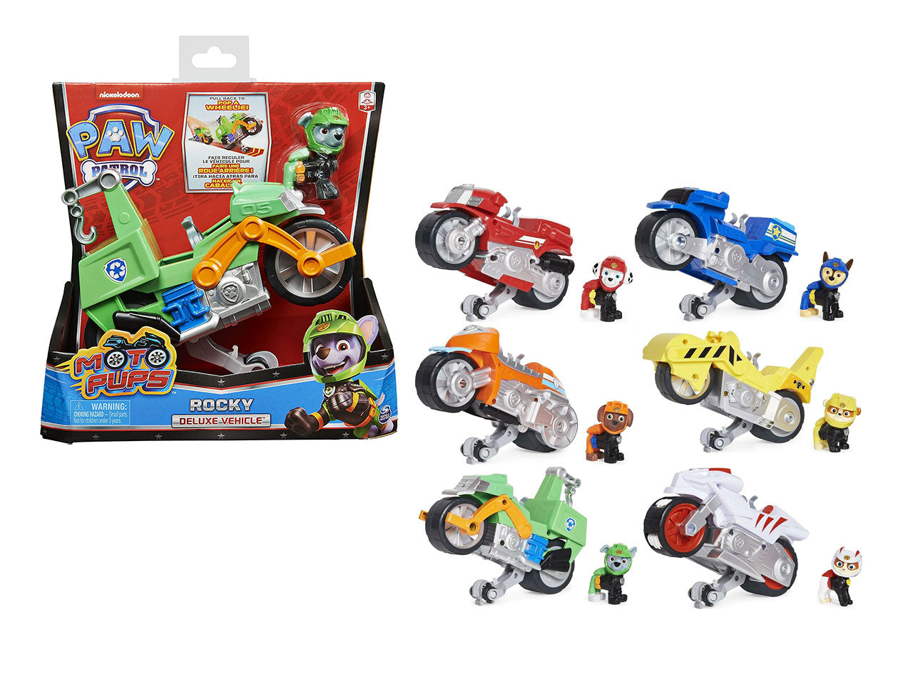 Paw patrol veicoli tematizzati moto pup 6059253