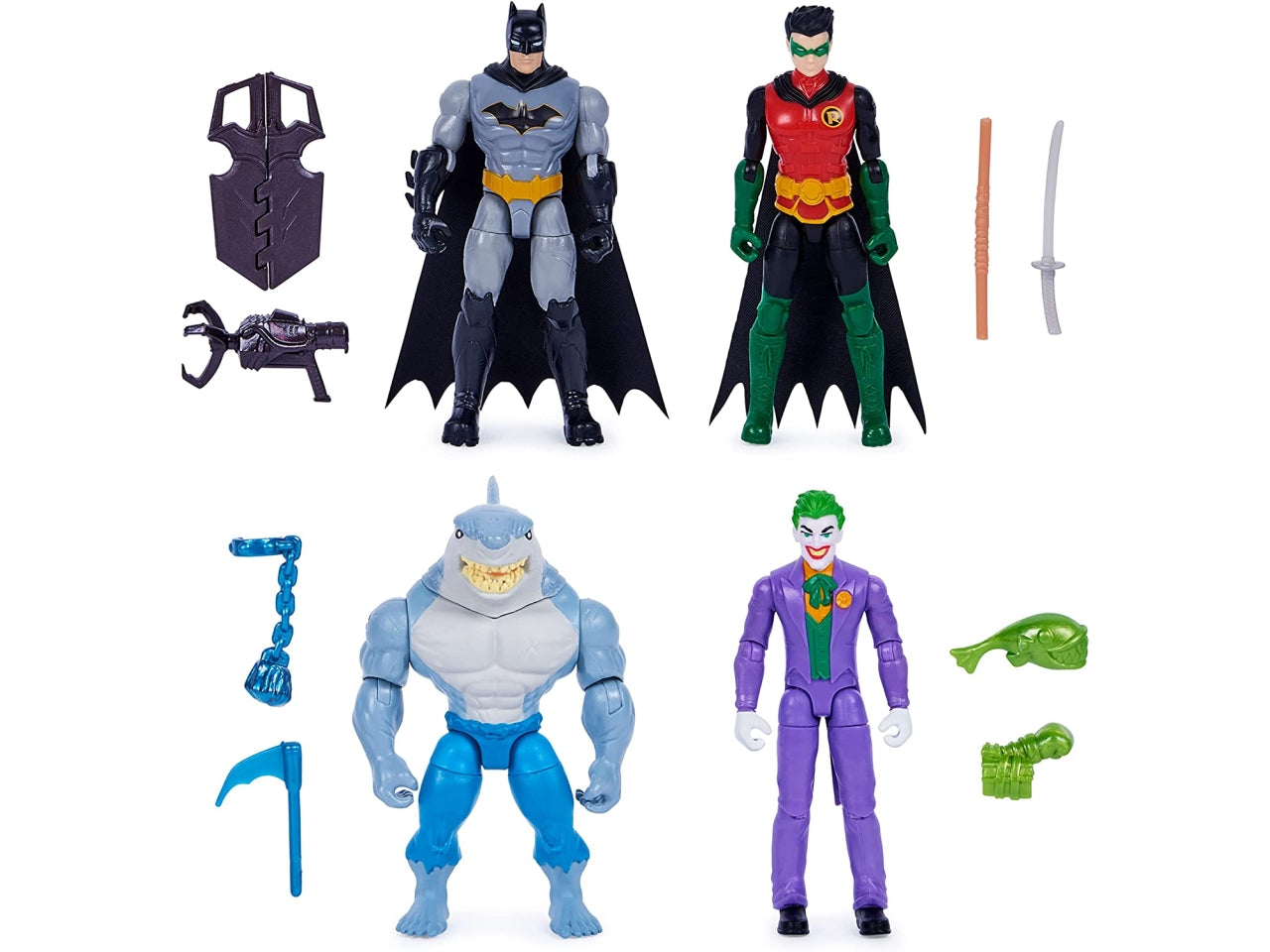 Dc batman 4 personaggi da 10cm