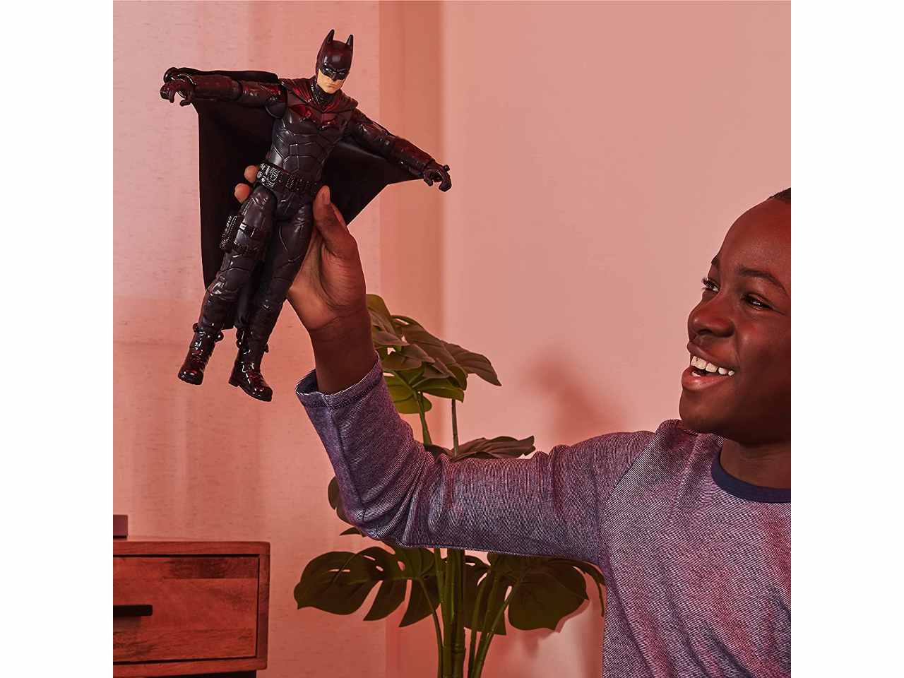 Batman movie pers.c/mantello apribile 30cm6061621