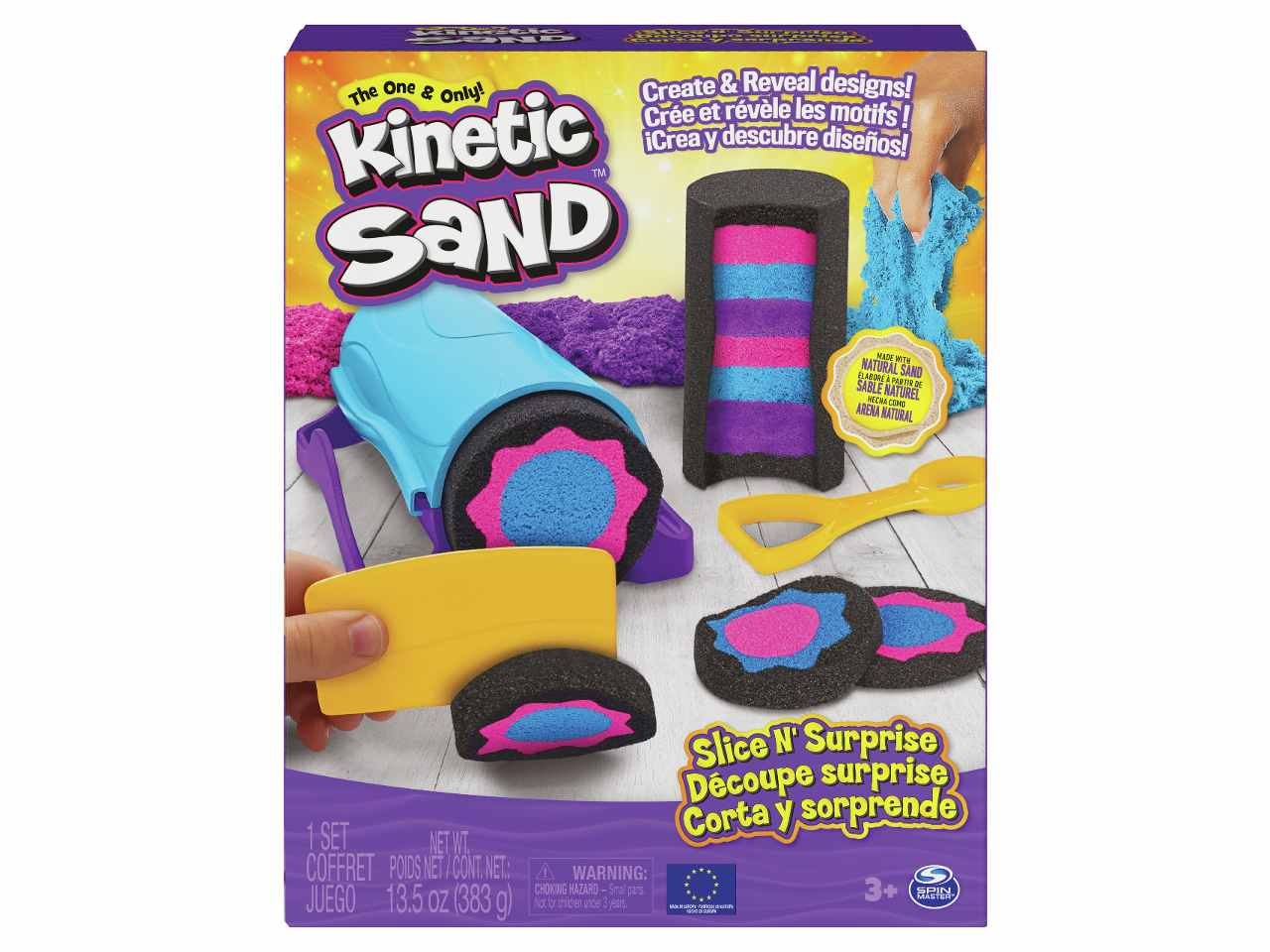Kinetic sand playset slice n'surprise 6063482