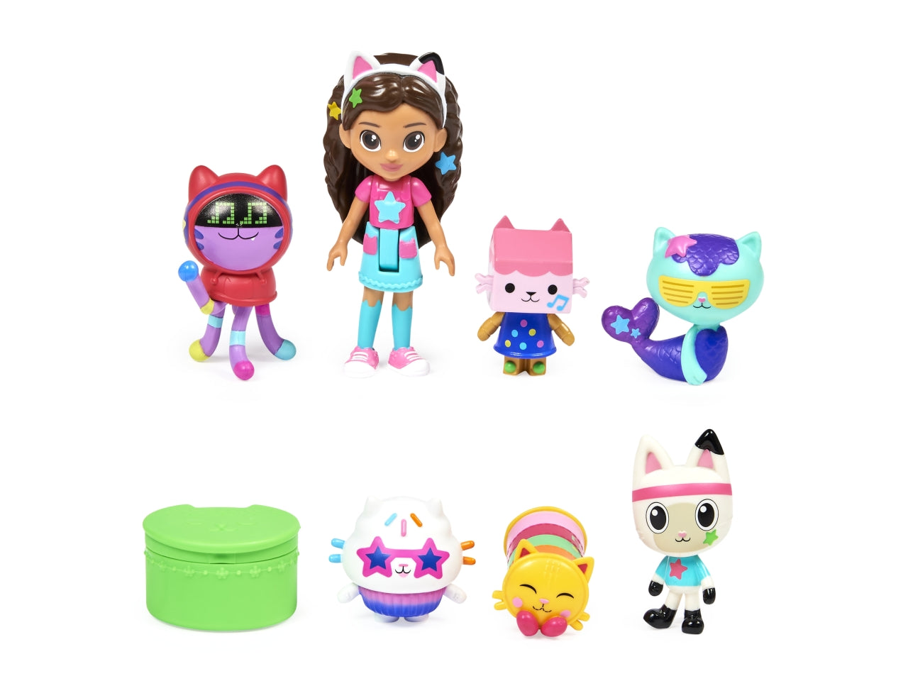 Gabby's dollhouse nuovo set deluxe con personaggi versione dance