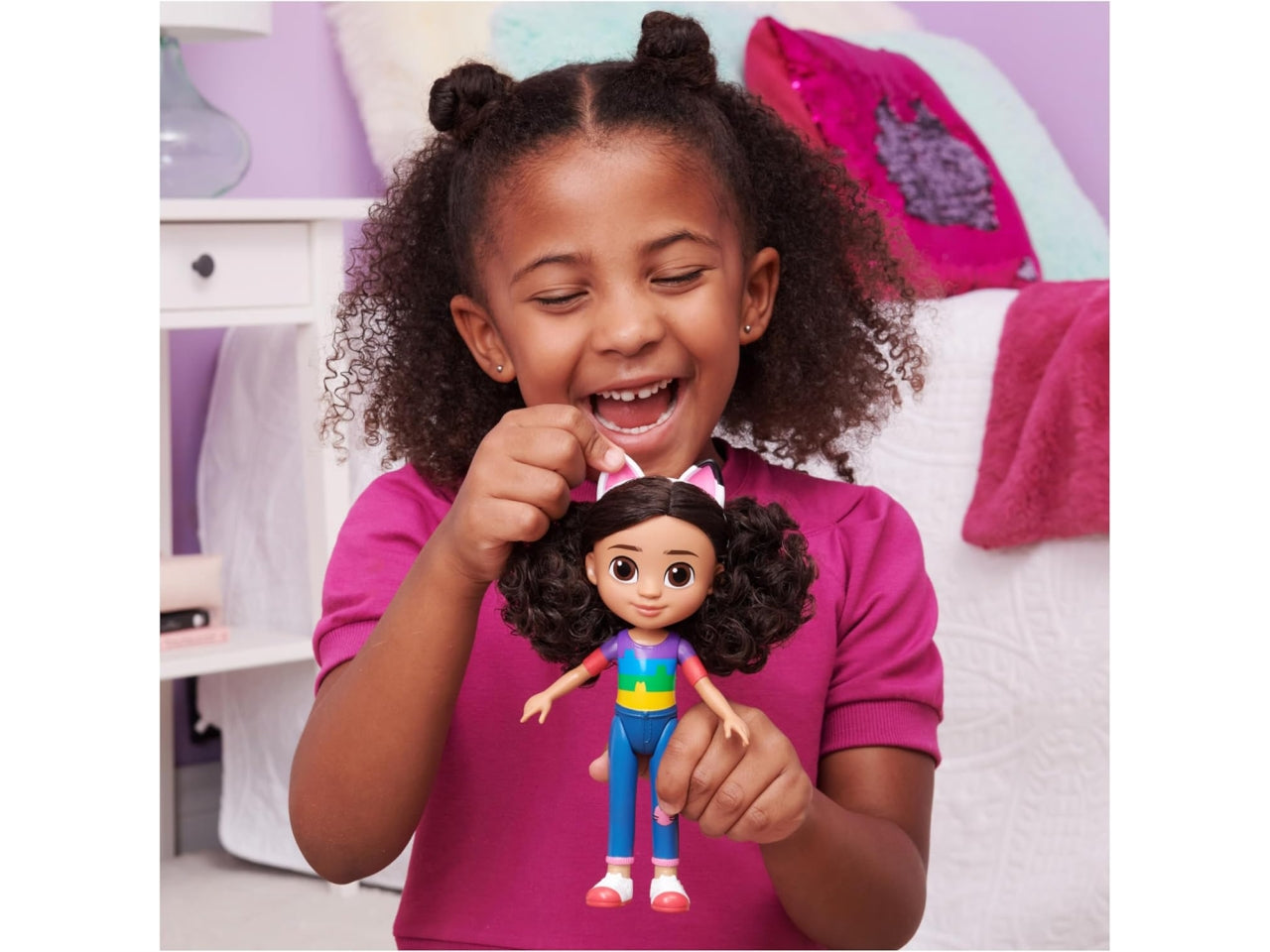 Gabby's Dollhouse, Set di Gioco Deluxe Crea con Gabby, Bambola e Accessori con lavagnetta e Pennello ad Acqua, Bambine dai 3 Anni in su - Spin Master
