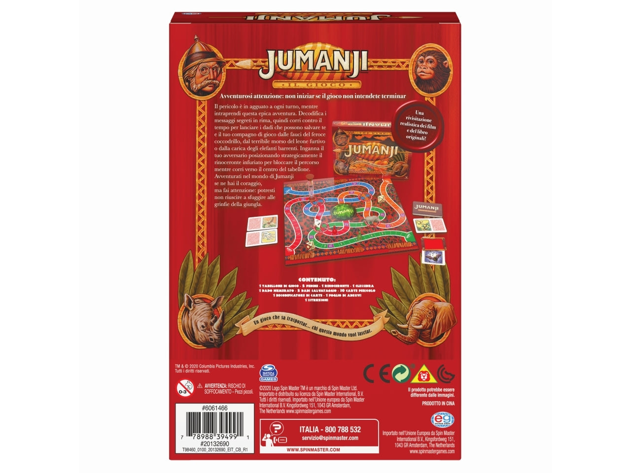 Jumanji gioco in scatola