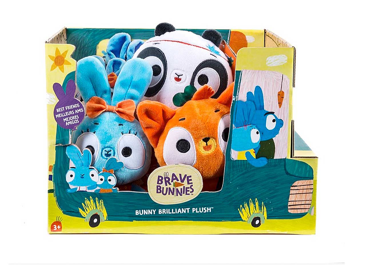 Brave bunnies peluche 25cm 6063774