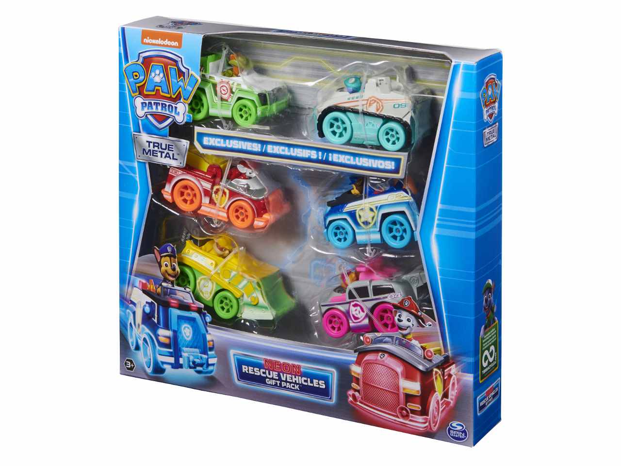 Paw patrol die-cast neon 6 pers.6064139