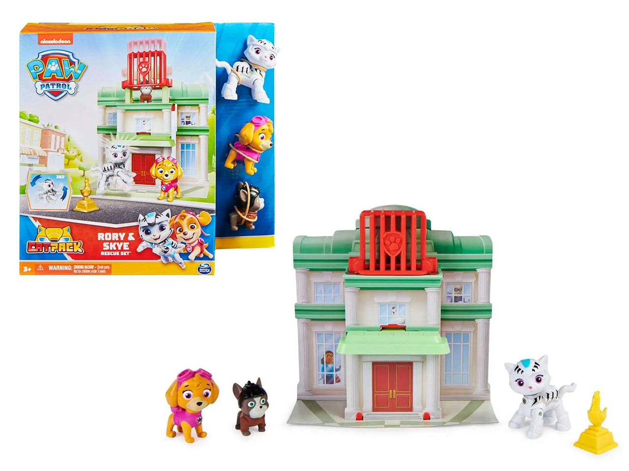 Set esclusivo da gioco Paw Patrol Catpack Rory & Skye Rescue | Spin Master