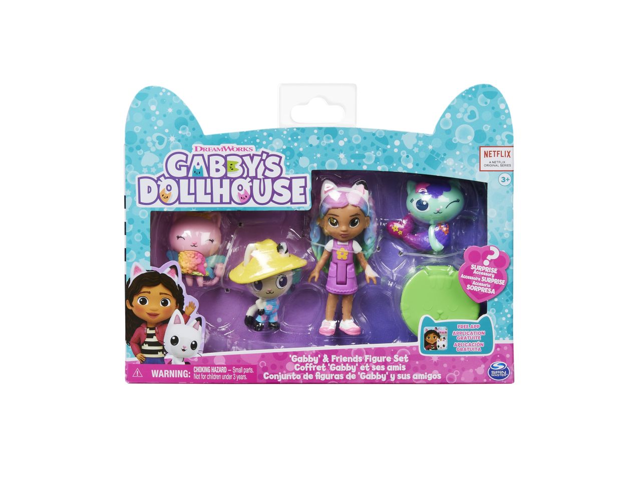 Gabby's dollhouse pack da 4 personaggi