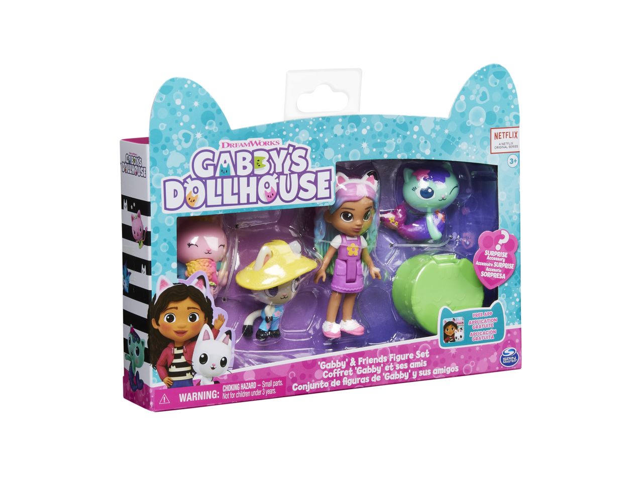 Gabby's dollhouse pack da 4 personaggi