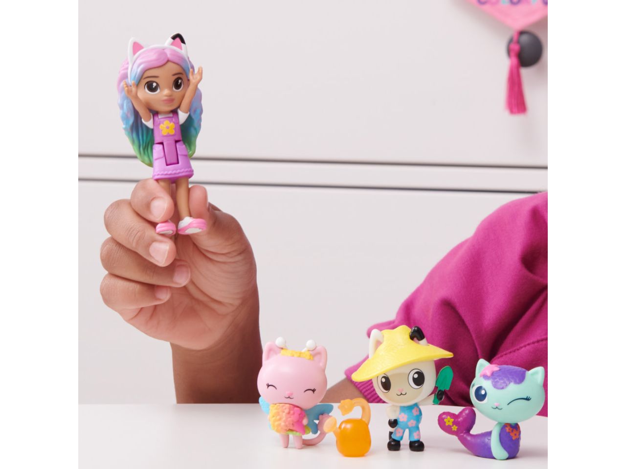 Gabby's dollhouse pack da 4 personaggi