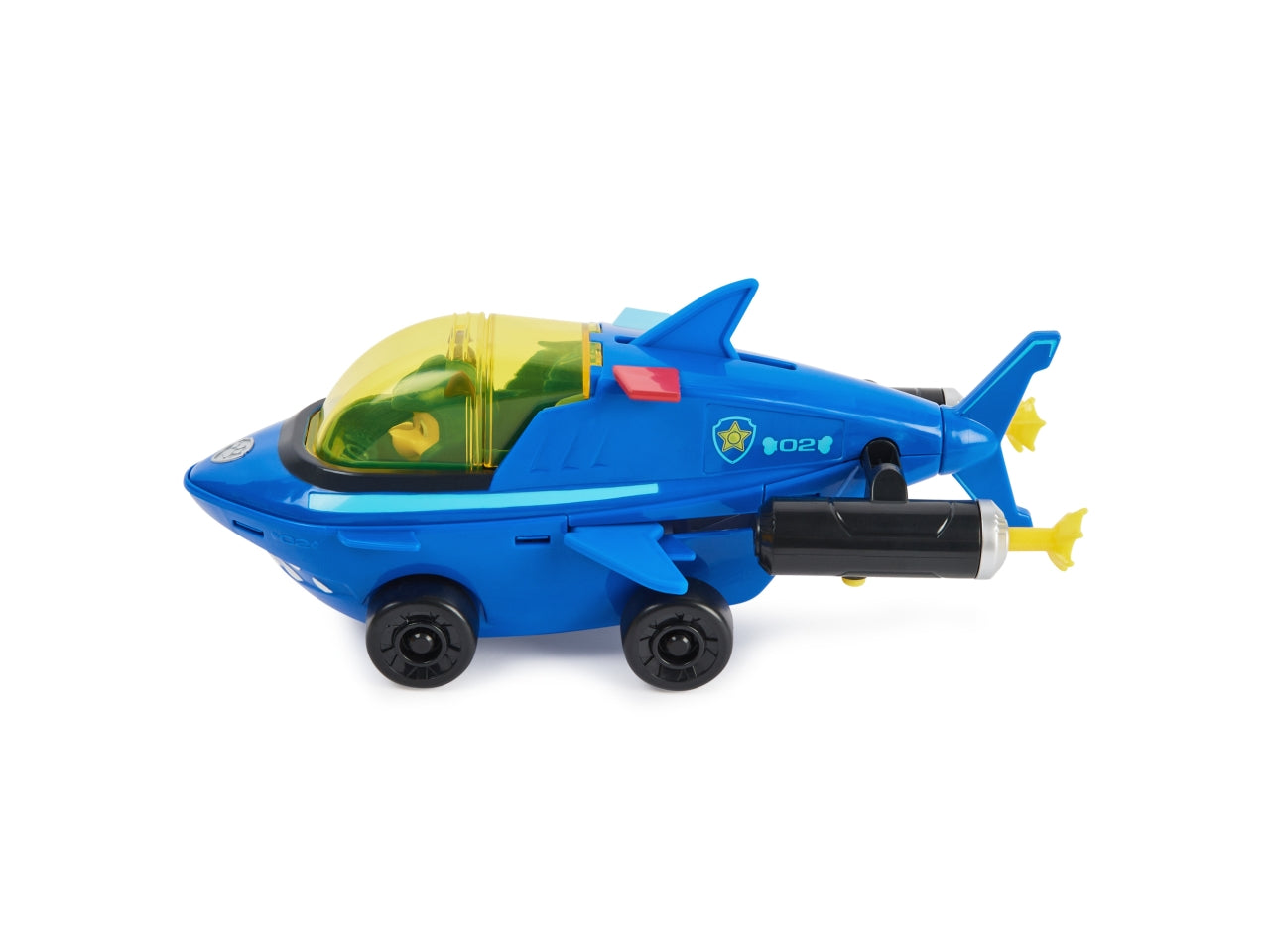 Paw patrol veicolo tematizzato aqua pups  chase