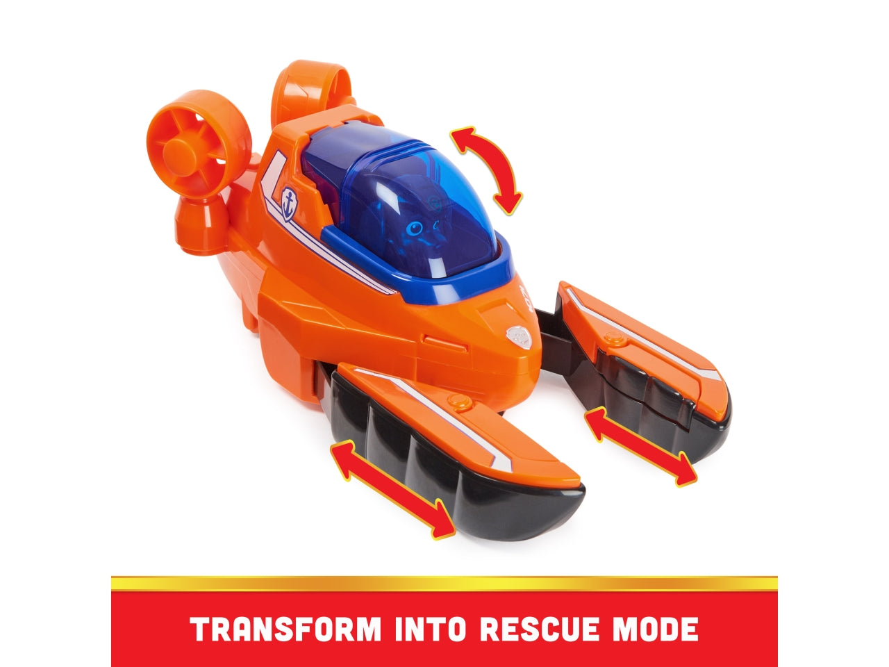 Paw patrol veicolo tematizzato aqua pups zuma