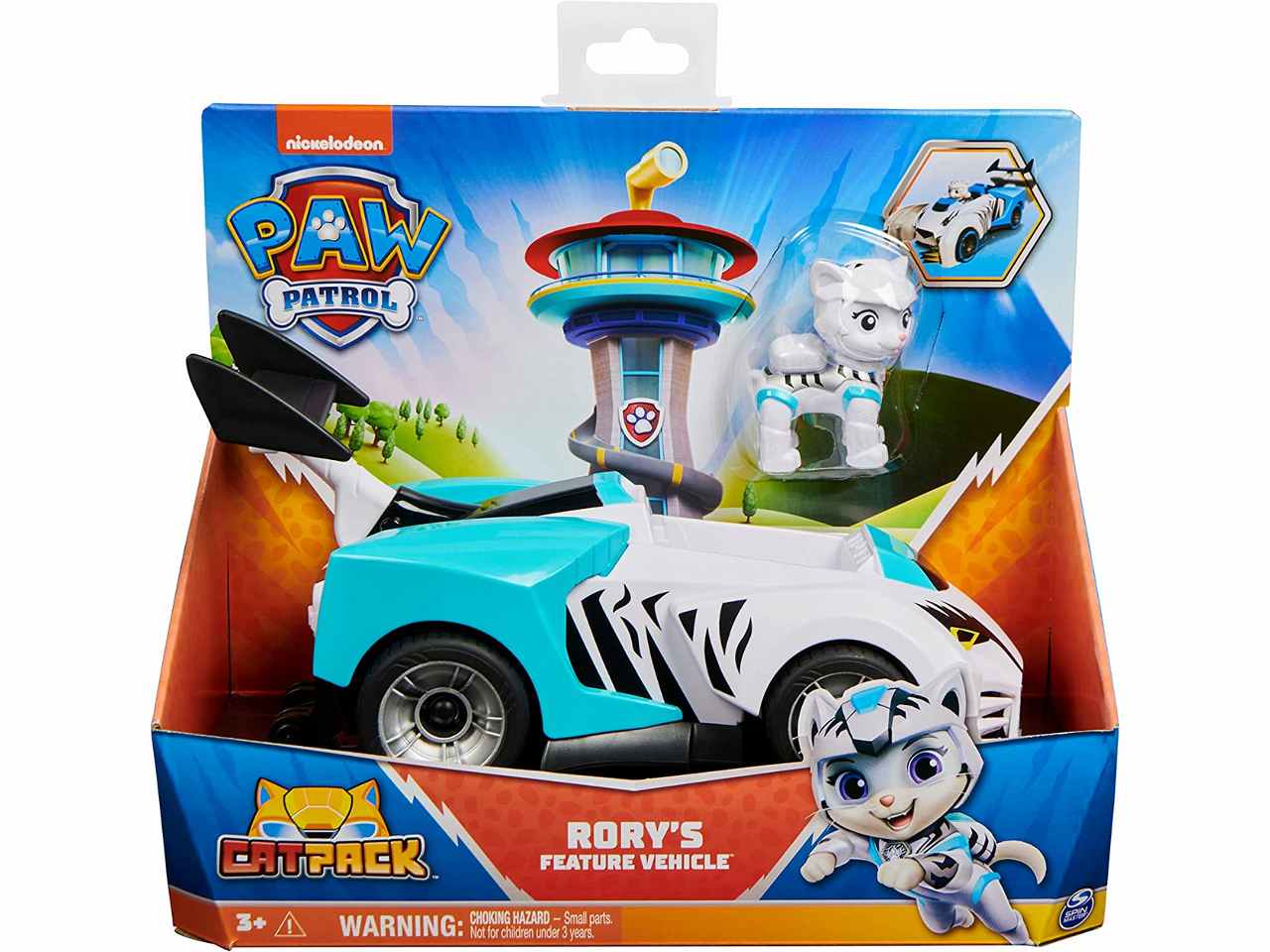 Paw patrol veicolo tematizzato cat pack di rory
