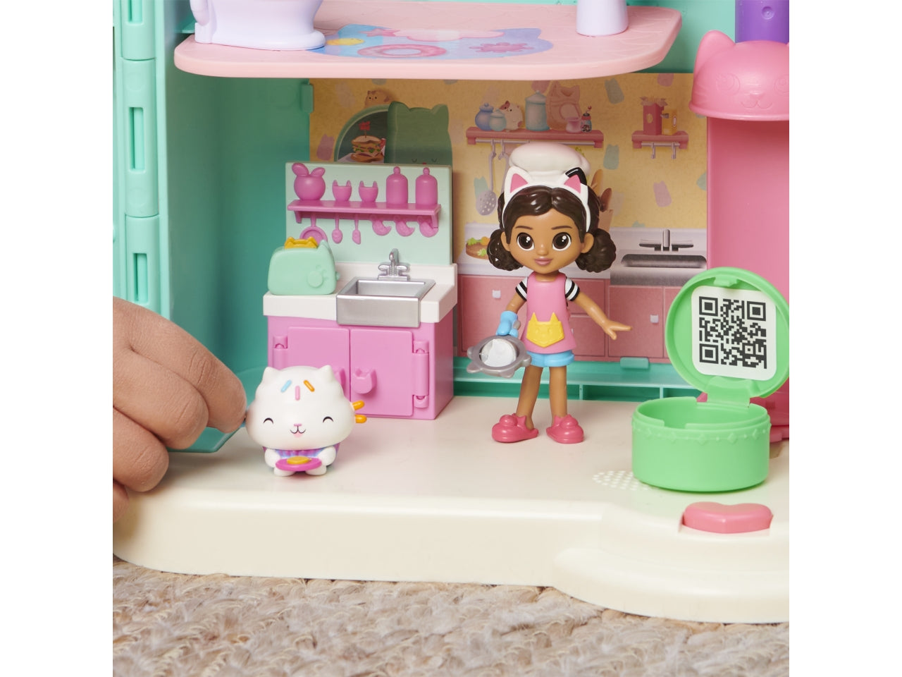 Gabby's Dollhouse set cucina con 2 personaggi e scatola sorpresa per bambine di  3+ anni - Spin Master