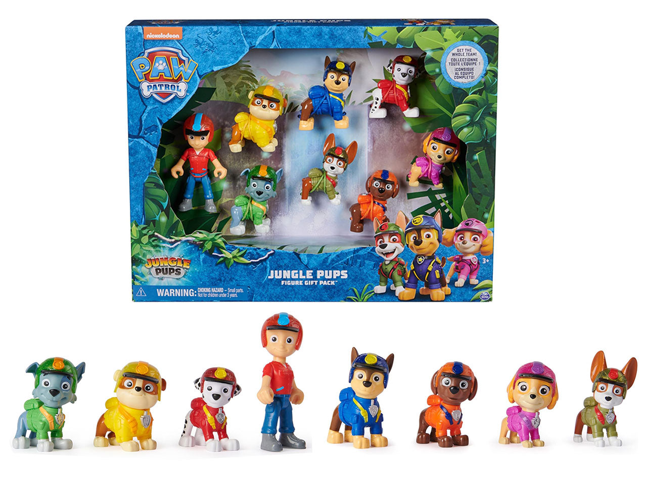 Paw Patrol  8 personaggi giungla collezionabili per bambini dai 3+ anni - Spin Master