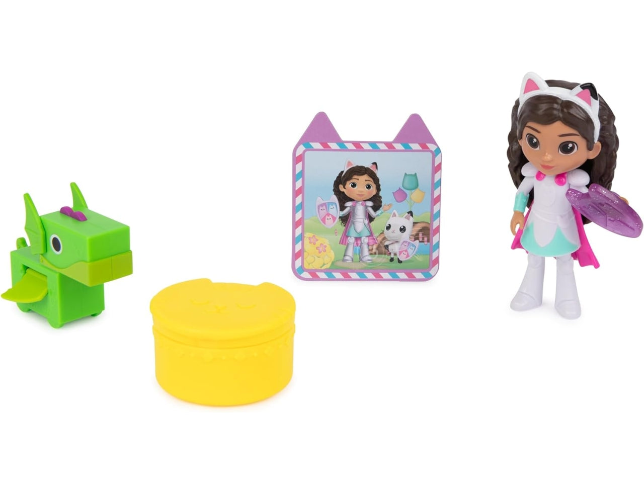 Gabby's Dollhouse cavaliere e mini drago con scatola sorpresa, per bambine di 3+ anni - Spin Master