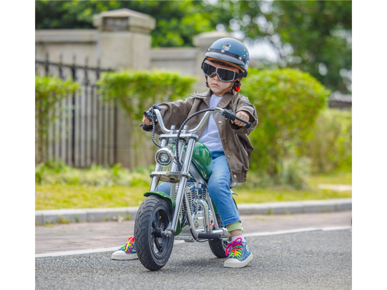 Hyper gogo cruiser 12 plus motorino elettrico per bambini - verde