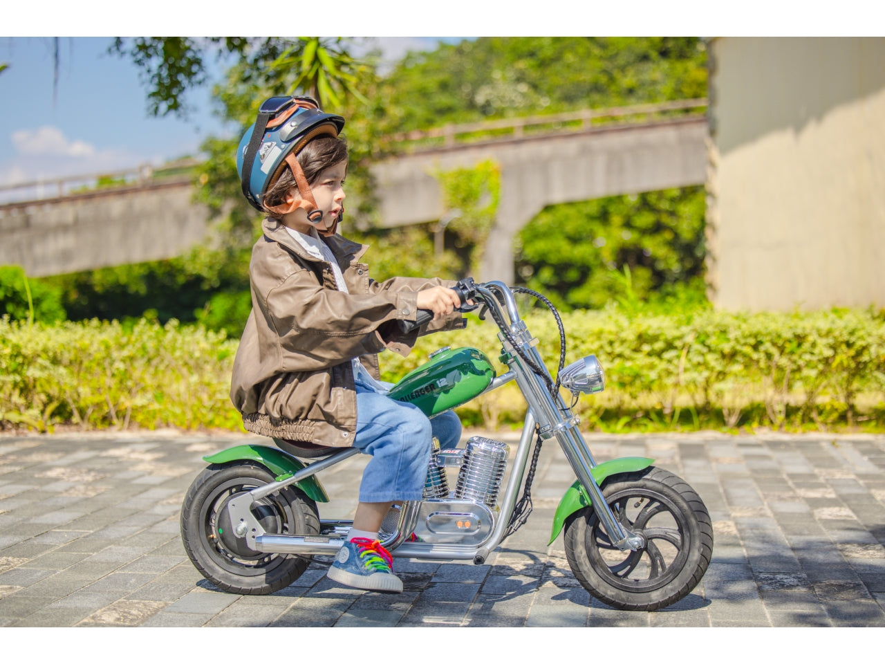 Hyper gogo cruiser 12 plus motorino elettrico per bambini - verde