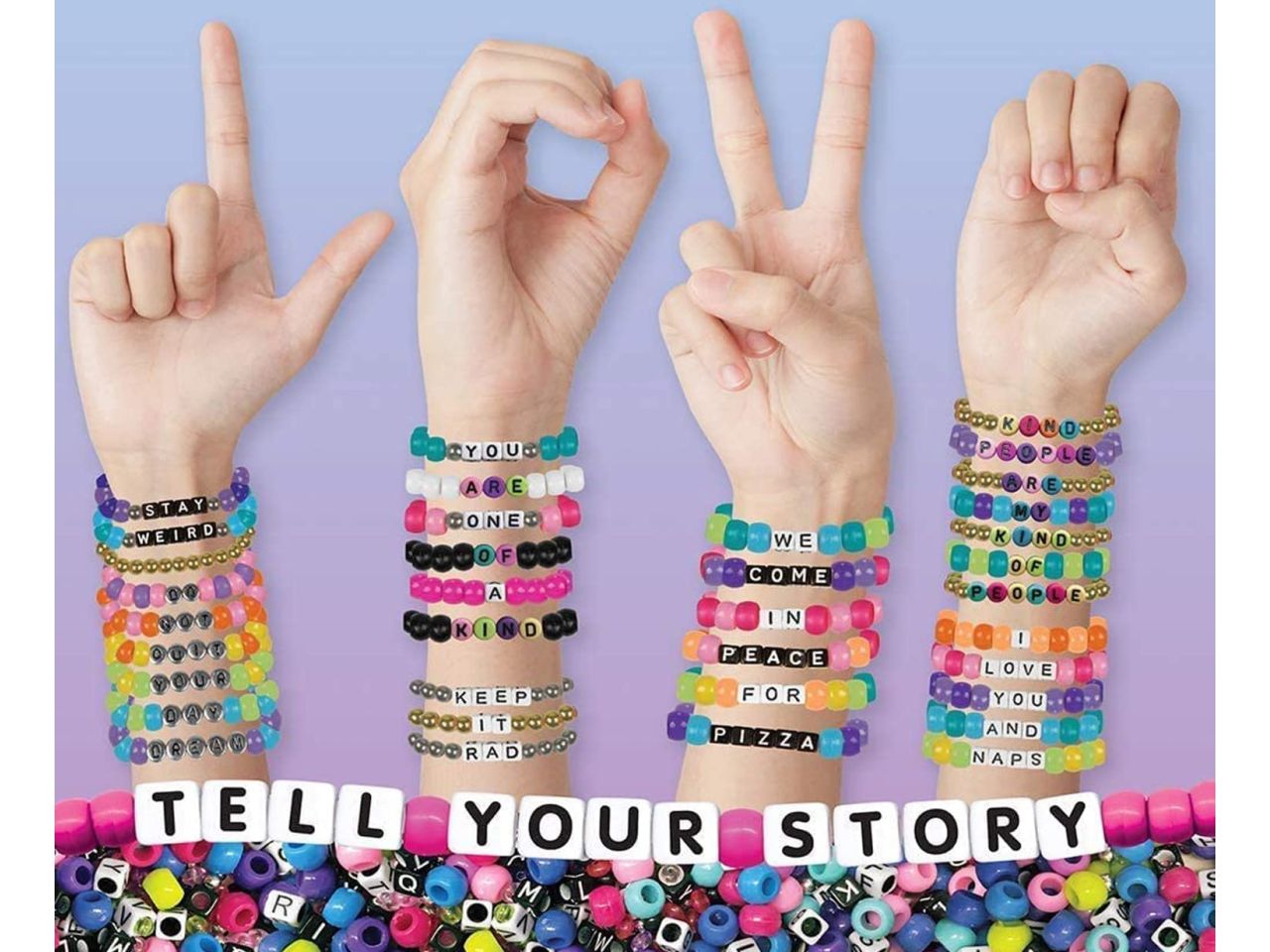 Crea i Tuoi Braccialetti Alphabet Crayola Fashion Angels