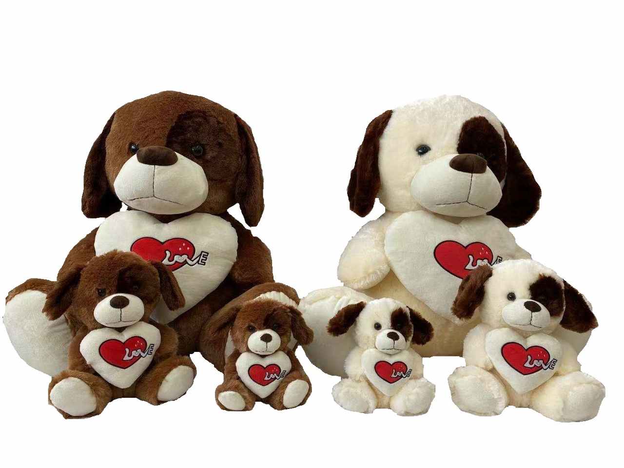Cane c/cuore 18cm