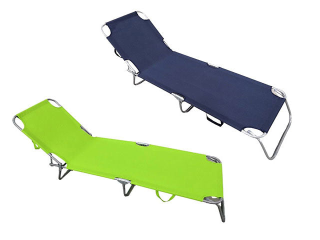 Lettino acciaio/oxford 188x55x24 w0015