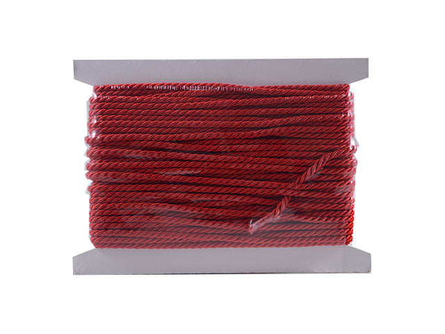 Cordone a tre capi 20mt. rosso col.11 520/4