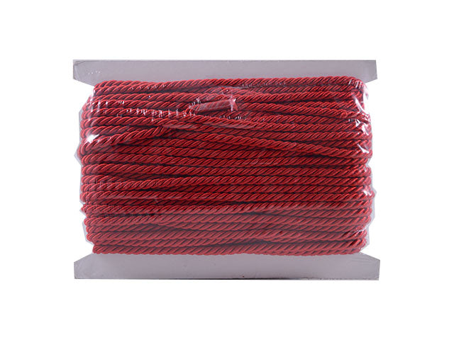 Cordone a tre capi 20mt.rosso col.11 520/5