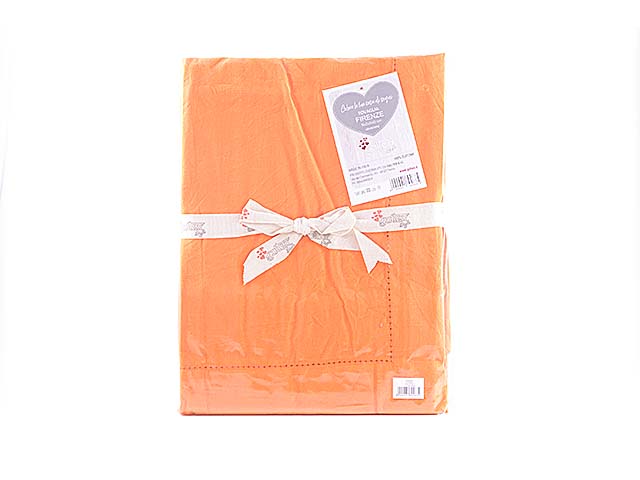 Firenze tovaglia 140x140 arancio 210/3/