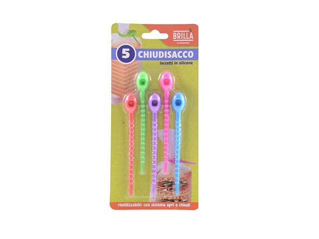 Laccetti chiudisacco 5 pezzi lac05849a