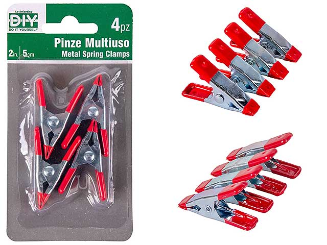 Pinze metallo multiuso 4 pezzi pin06624a